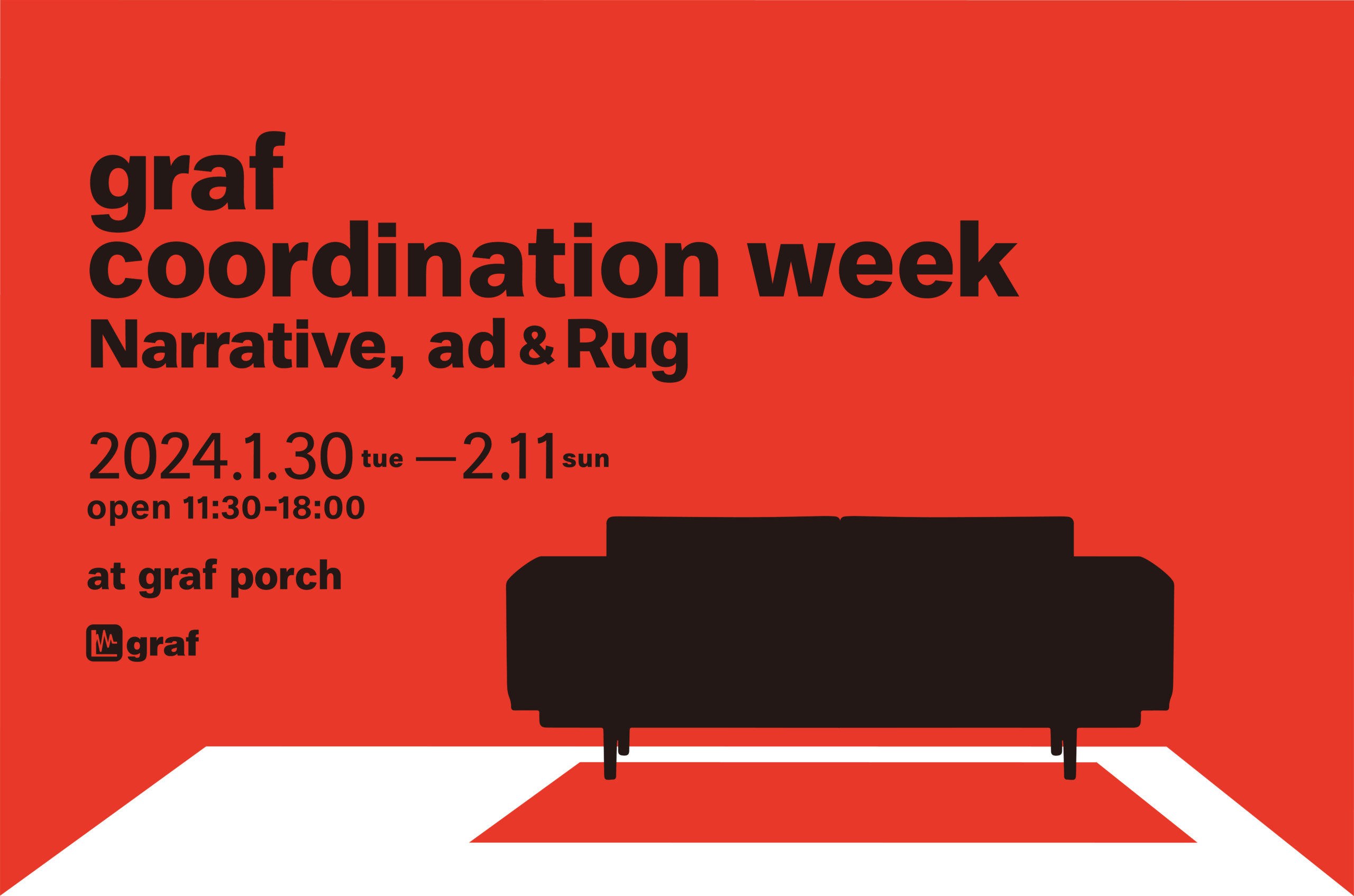 graf Coordination Week vol.4 Narrative/ad & Rug